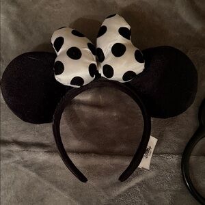 Disney Black and White Polka Dot Hairband